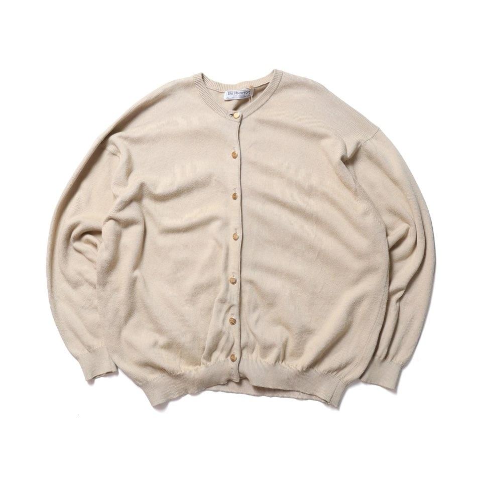 버버리 Burberry Wool Button Cardigan 2
