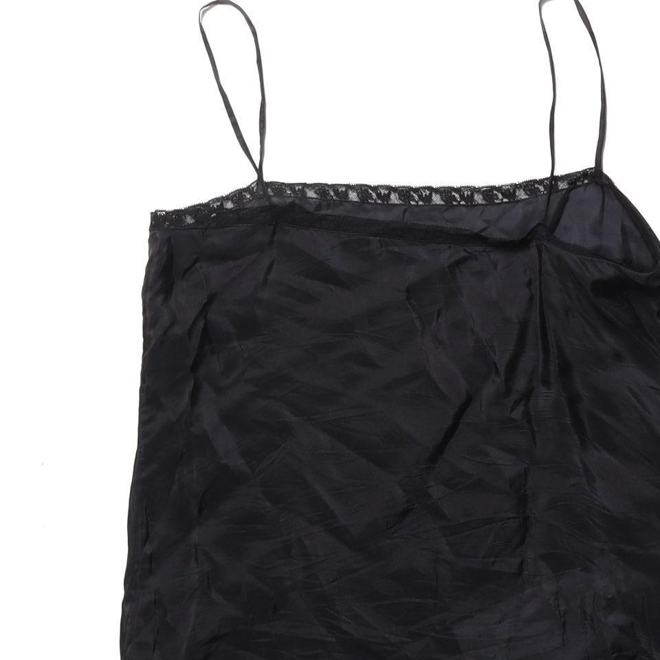 프라다 Prada Silk Blended Lace Trimmed Sleeveless 6