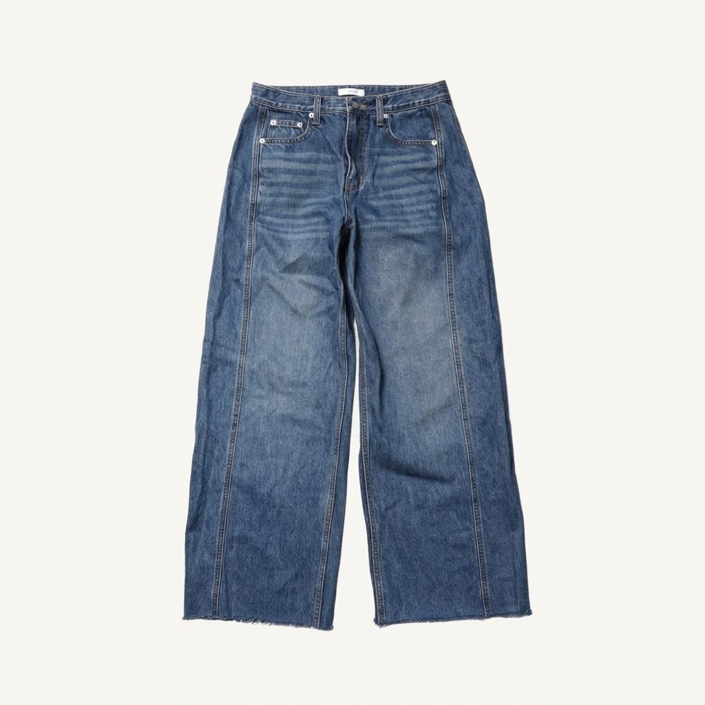 R2W Wide Denim Pants 1