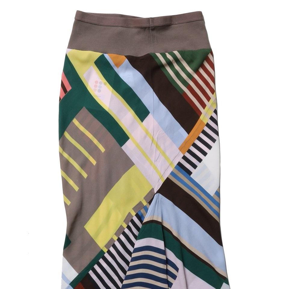 릭 오웬스 Rick Owens Pattern Rayon Skirt 6