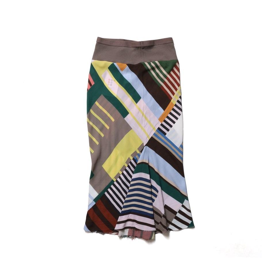 릭 오웬스 Rick Owens Pattern Rayon Skirt 5