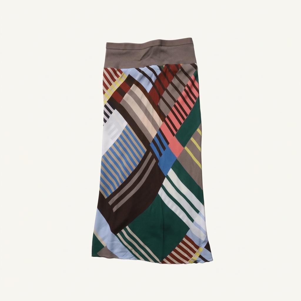 릭 오웬스 Rick Owens Pattern Rayon Skirt 1