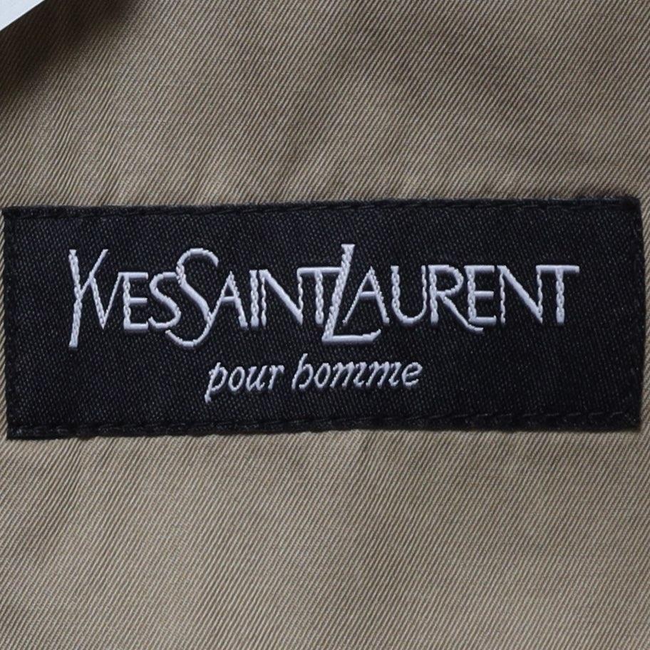 입생로랑 Yves Saint Laurent Belted Single Trench Coat 8