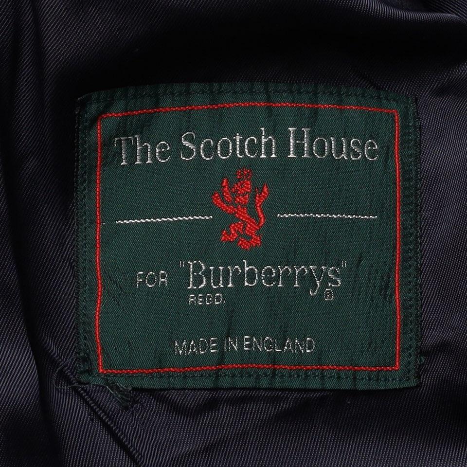 버버리 Burberry Check Pattern 2B Wool Blazer 8