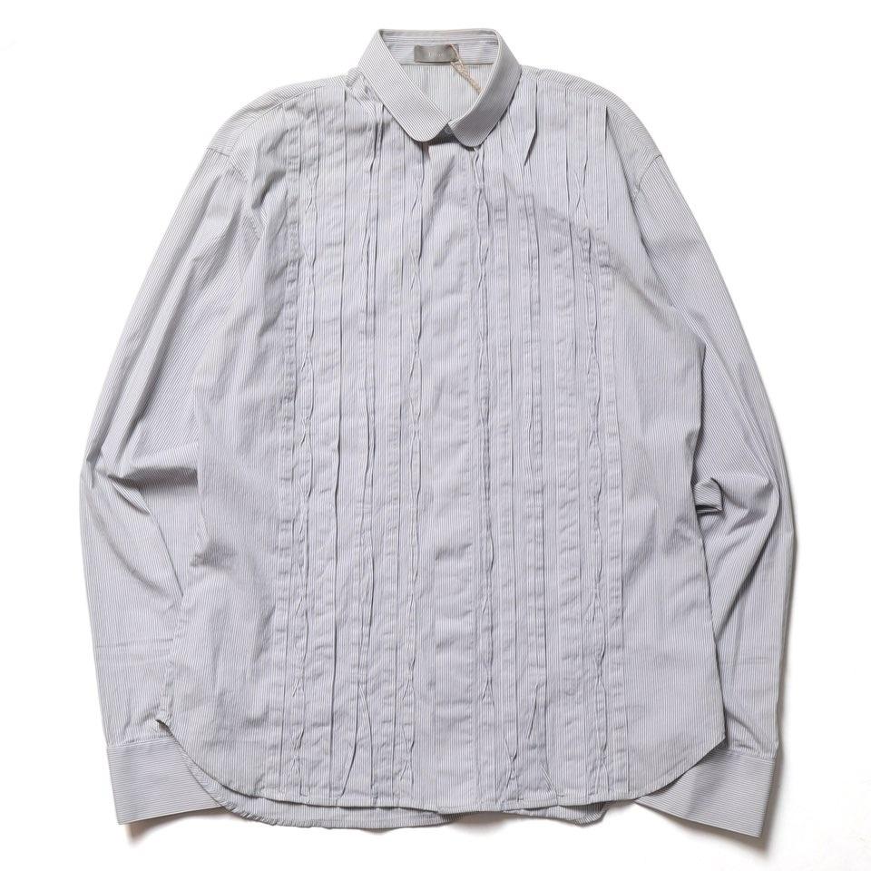 디올 Dior  Stripe Pattern Frill Shirt 2