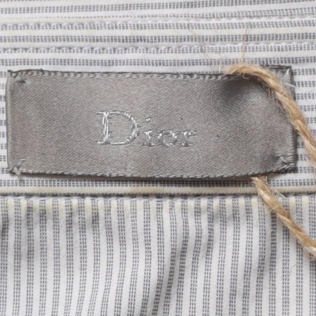 디올 Dior  Stripe Pattern Frill Shirt 8