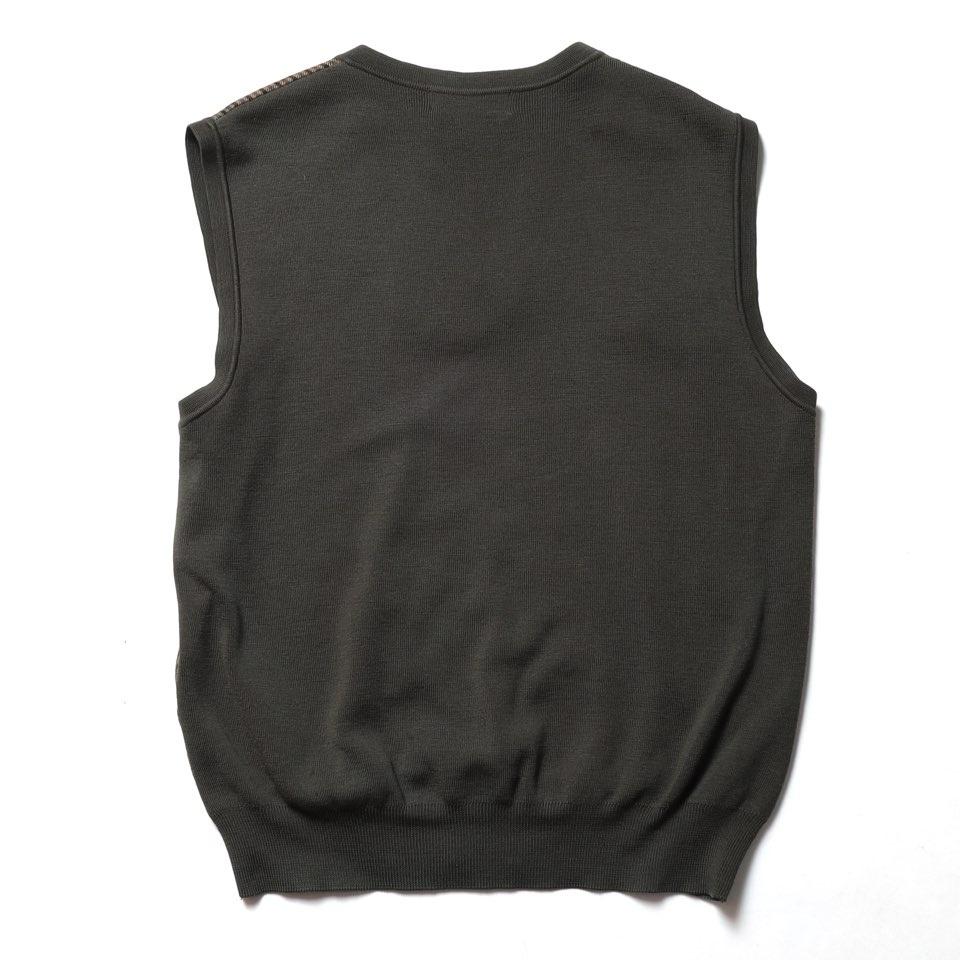 입생로랑 Yves Saint Laurent Check Pattern Knit Vest 5