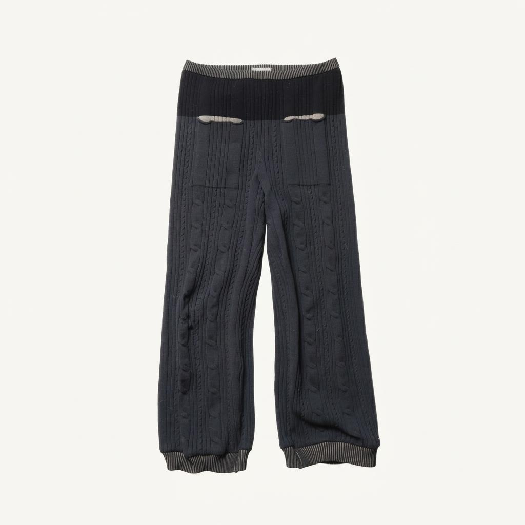 플리츠 플리즈 Pleats Please Knit Pleated Pants 1