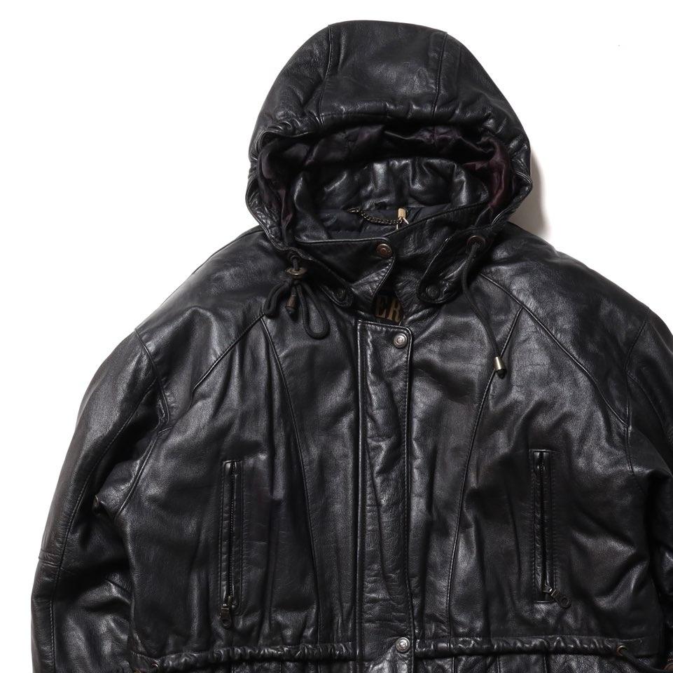 American Vintage Leather Down Coat 3