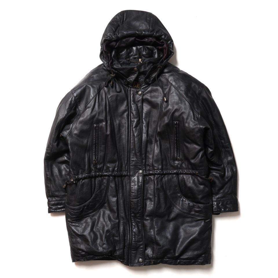 American Vintage Leather Down Coat 2