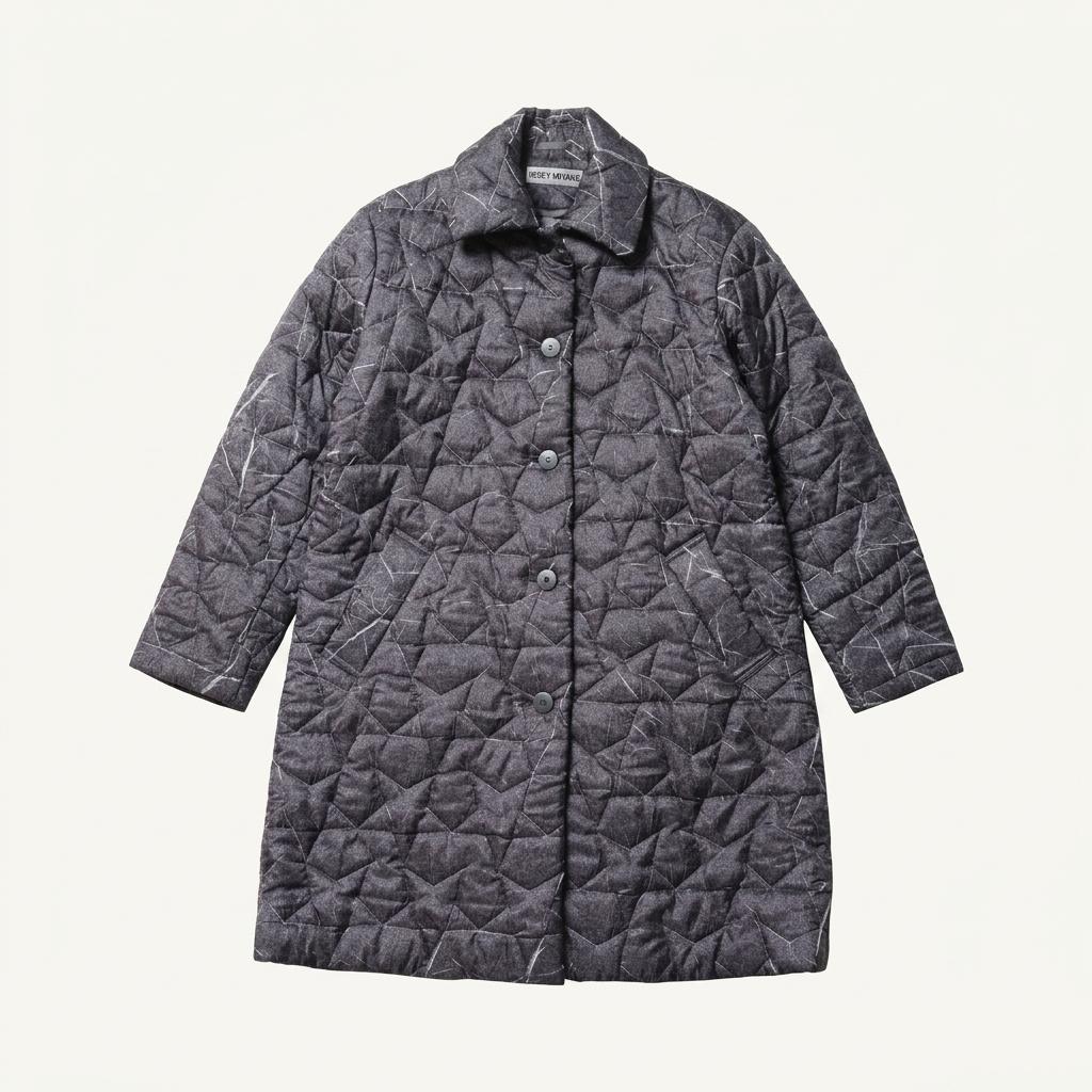 이세이 미야케 Issey Miyake Star Pattern Quilted Coat 1