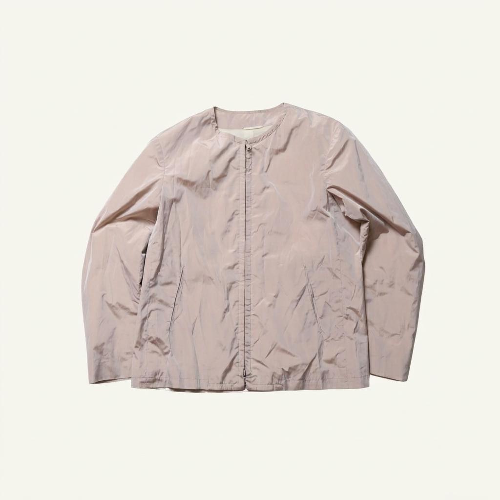 질 샌더 Jil Sander Silk Blended Cotton Zip Up Jacket 1