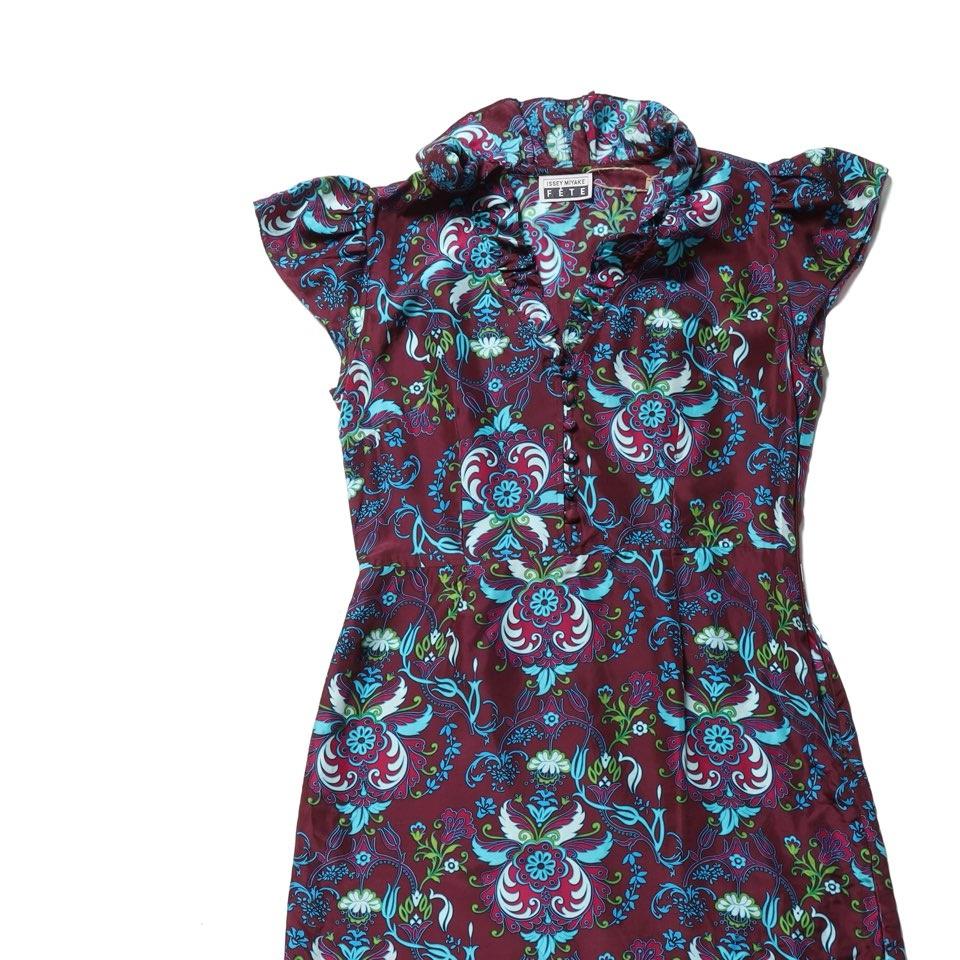 이세이마야케 Issey Miyake Floral Pattern Sleeveless 3