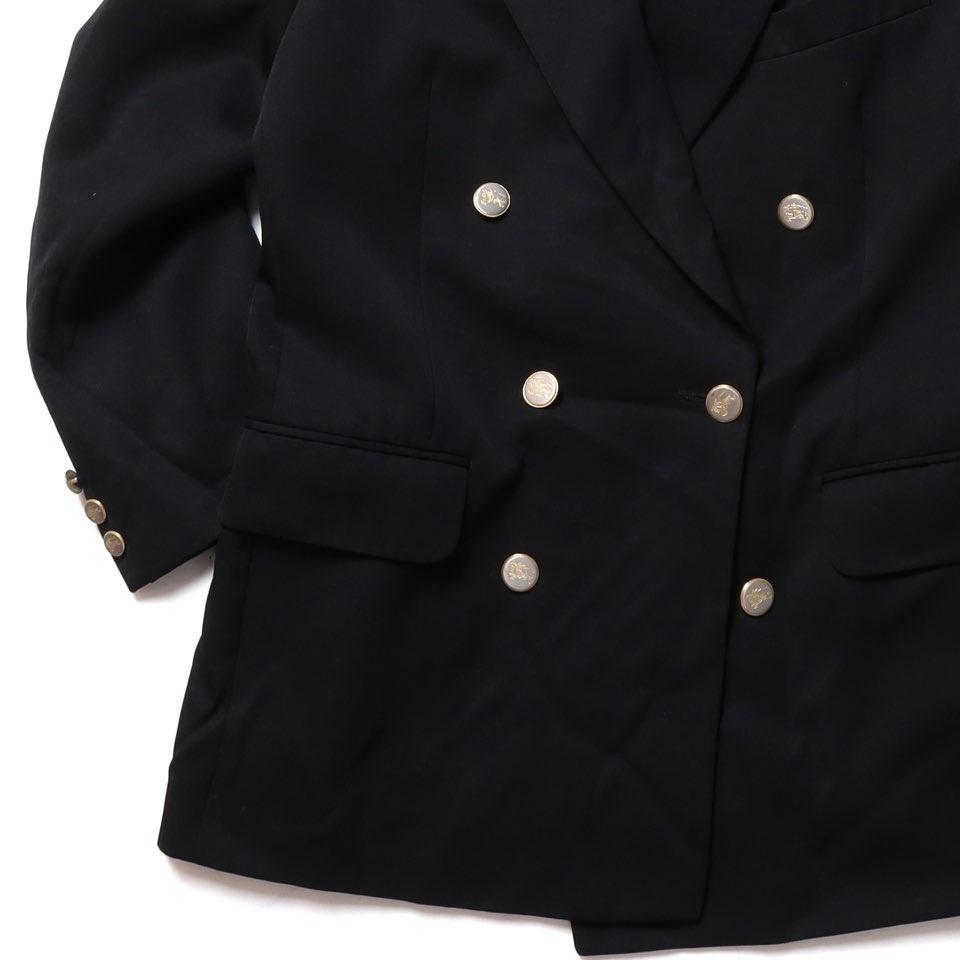 버버리 Burberrys Double Breasted Gold Button Blazer 4