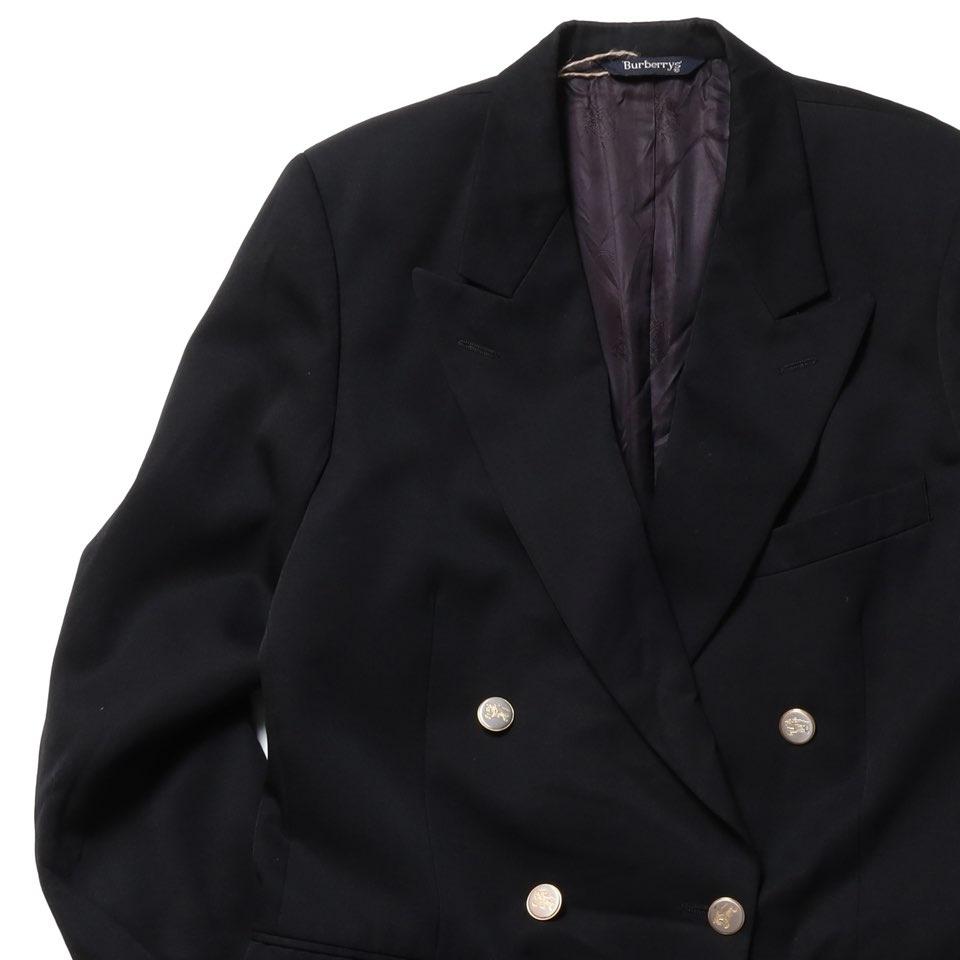 버버리 Burberrys Double Breasted Gold Button Blazer 3