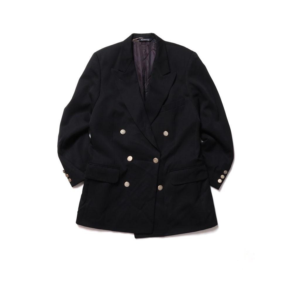 버버리 Burberrys Double Breasted Gold Button Blazer 2