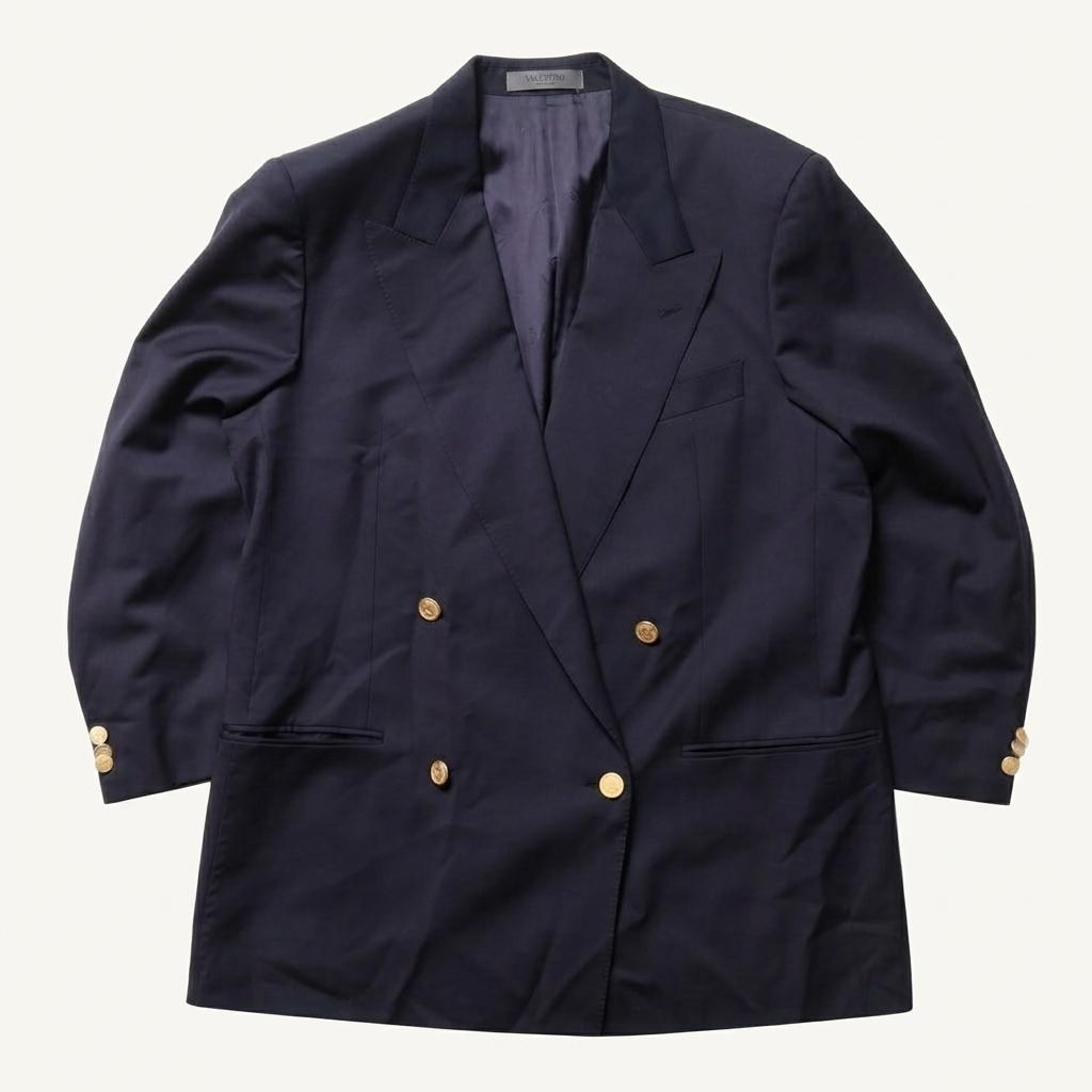 발렌티노 Valentino Gold Button Double Breasted Jacket 1