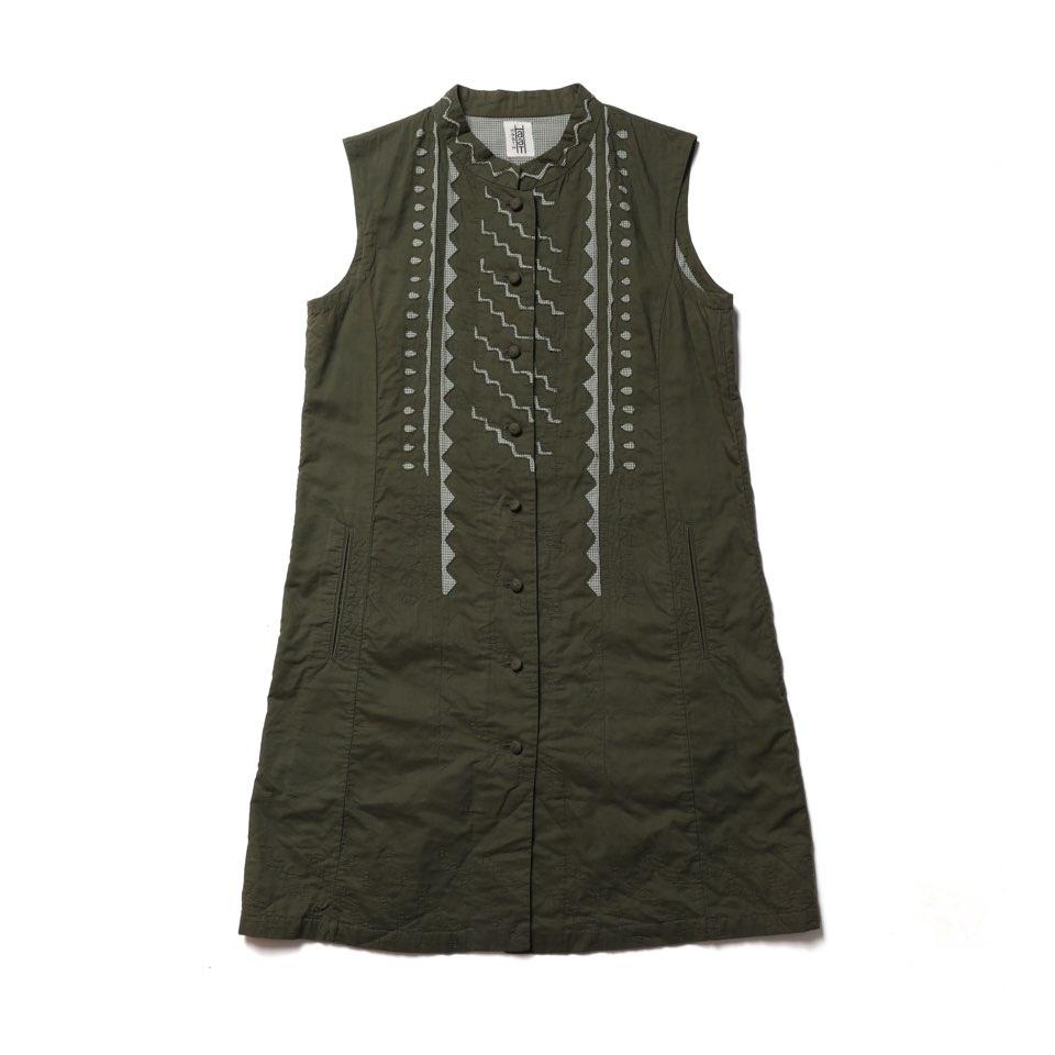 Issey Miyake Haat Pattern Button Up Sleeveless 2
