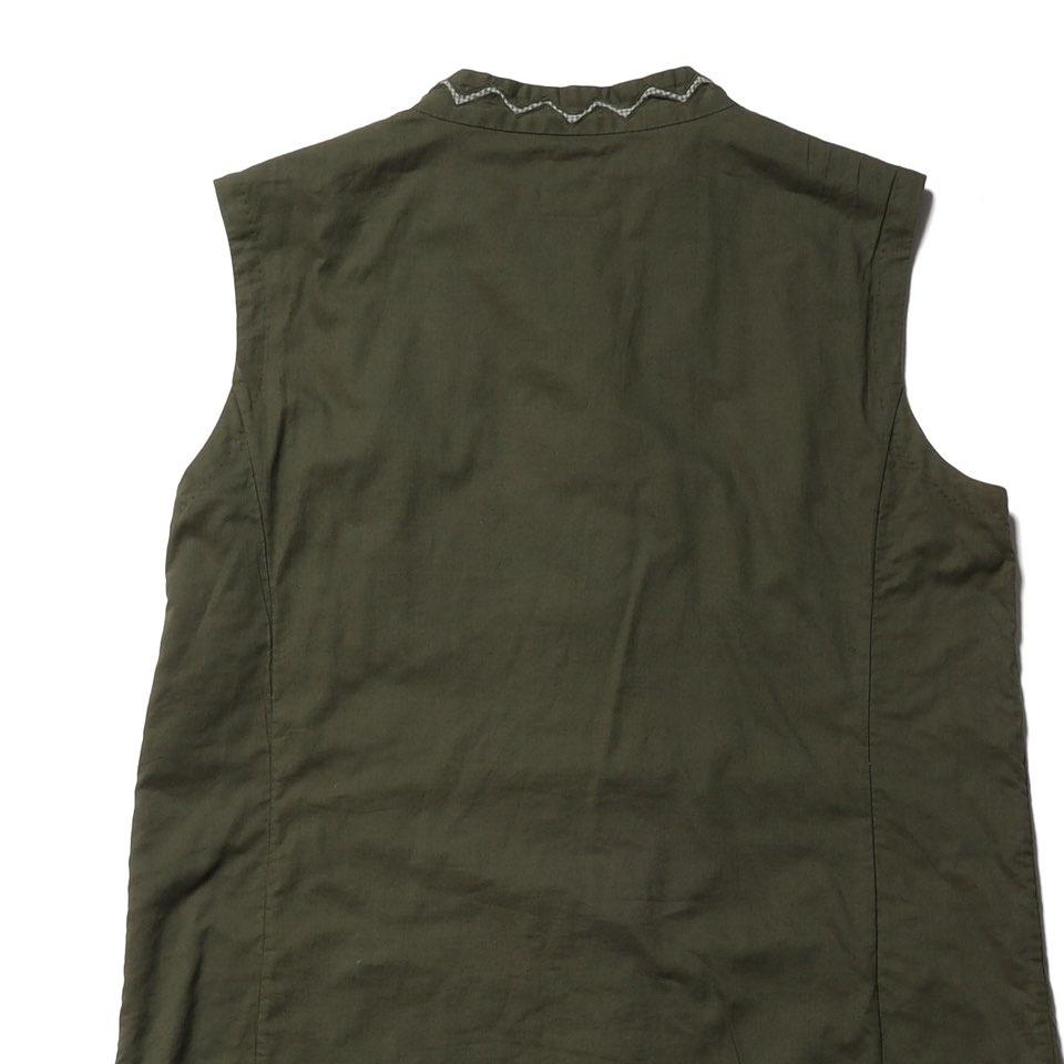 Issey Miyake Haat Pattern Button Up Sleeveless 6