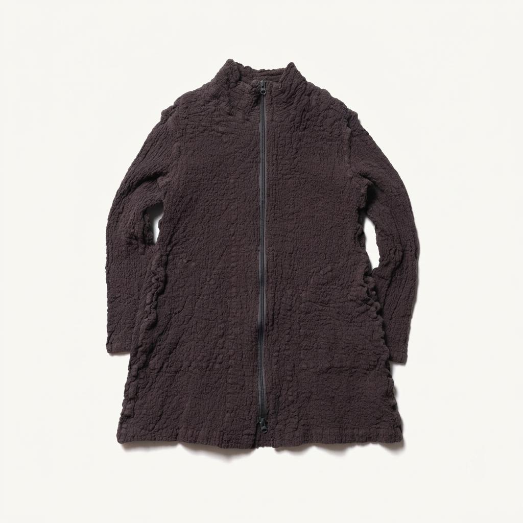 Issey Miyake Me Pleated Zip Up Jacket 1