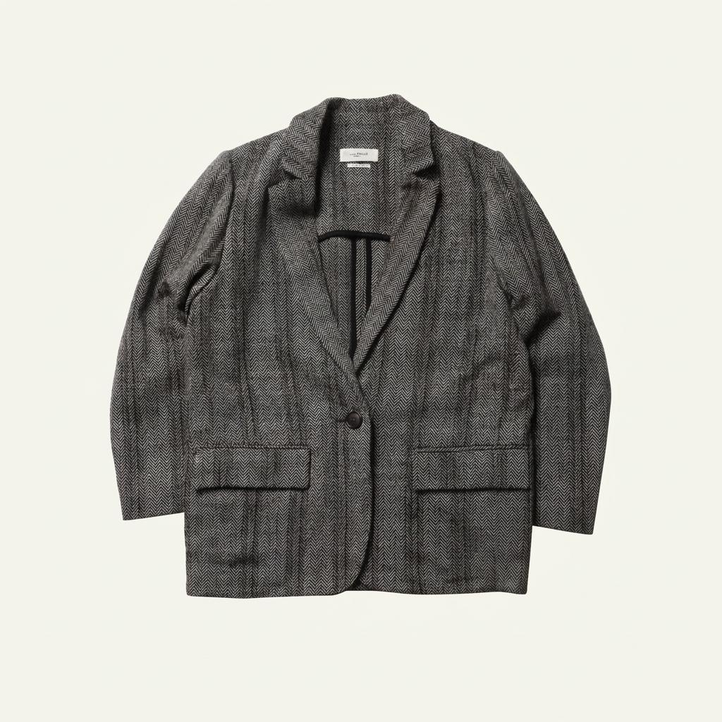 이자벨 마랑 Check Pattern Single Blazer 1