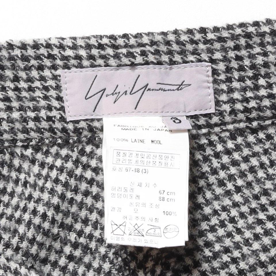요지 야마모토 Yohji Yamamoto Houndstooth Pants 8