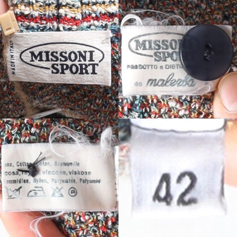 미쏘니 스포츠 Missoni Sport Pattern Knit 8
