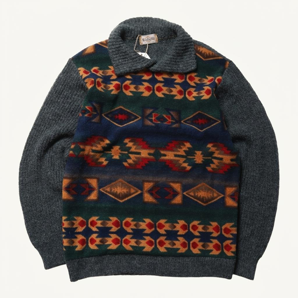 사우스 코스트 South Coast Aztec Polo Knit 1