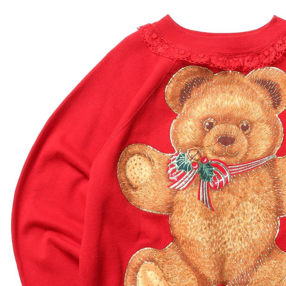 Ultra Sweats Frill Teddy Bear Sweatshirt 3
