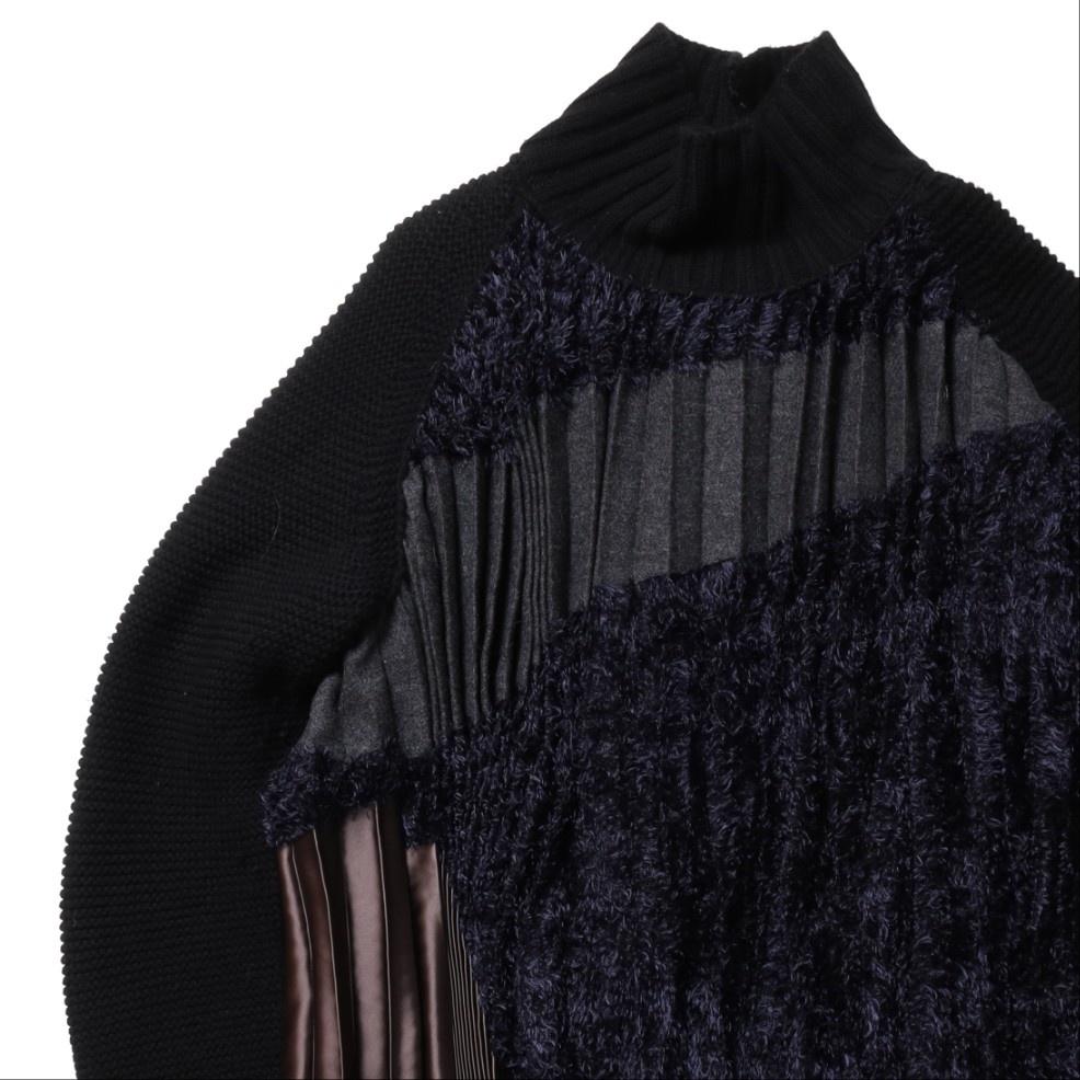 컬러 Kolor Textured Pleated Knit 3