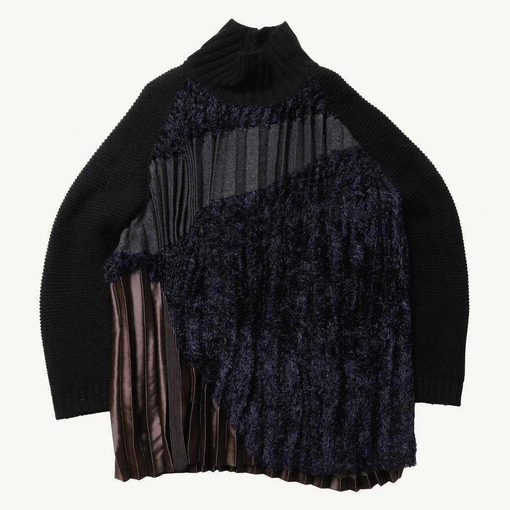 컬러 Kolor Textured Pleated Knit 1