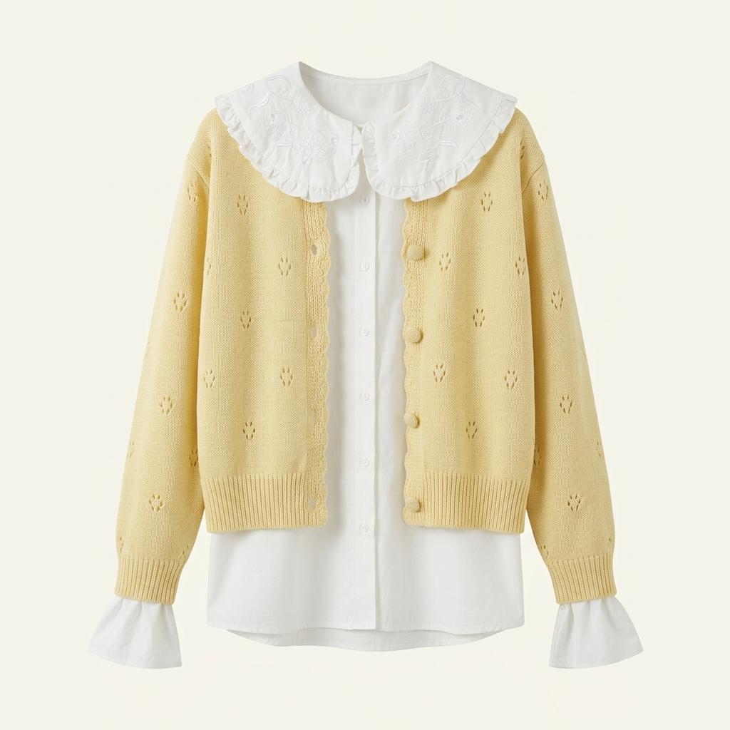 하이버넷 빅카라 블라우스 (정가 98000원) 1