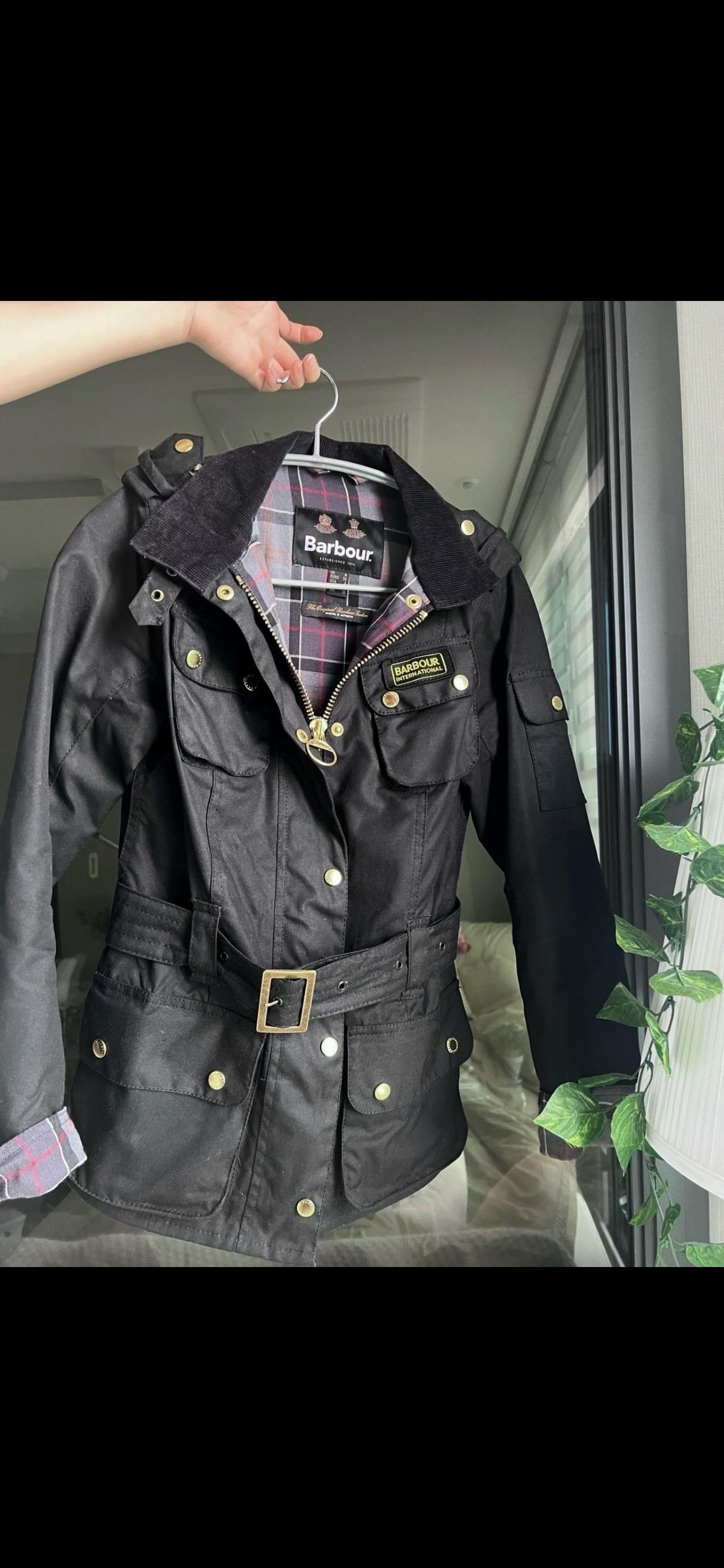 바버(Barbour) 인터내셔널 왁스 자켓 LWX0003 BK51 4
