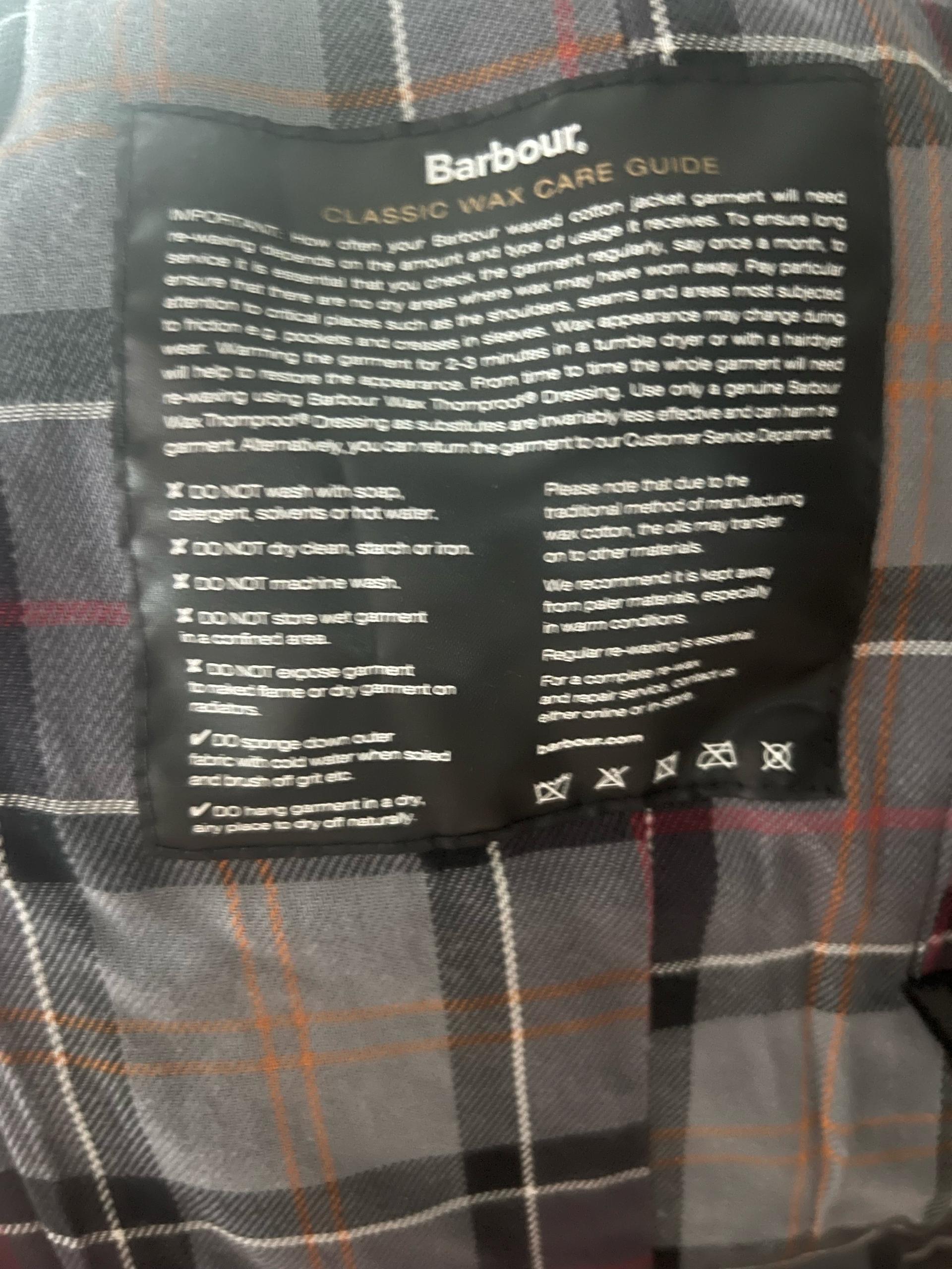 바버(Barbour) 인터내셔널 왁스 자켓 LWX0003 BK51 7