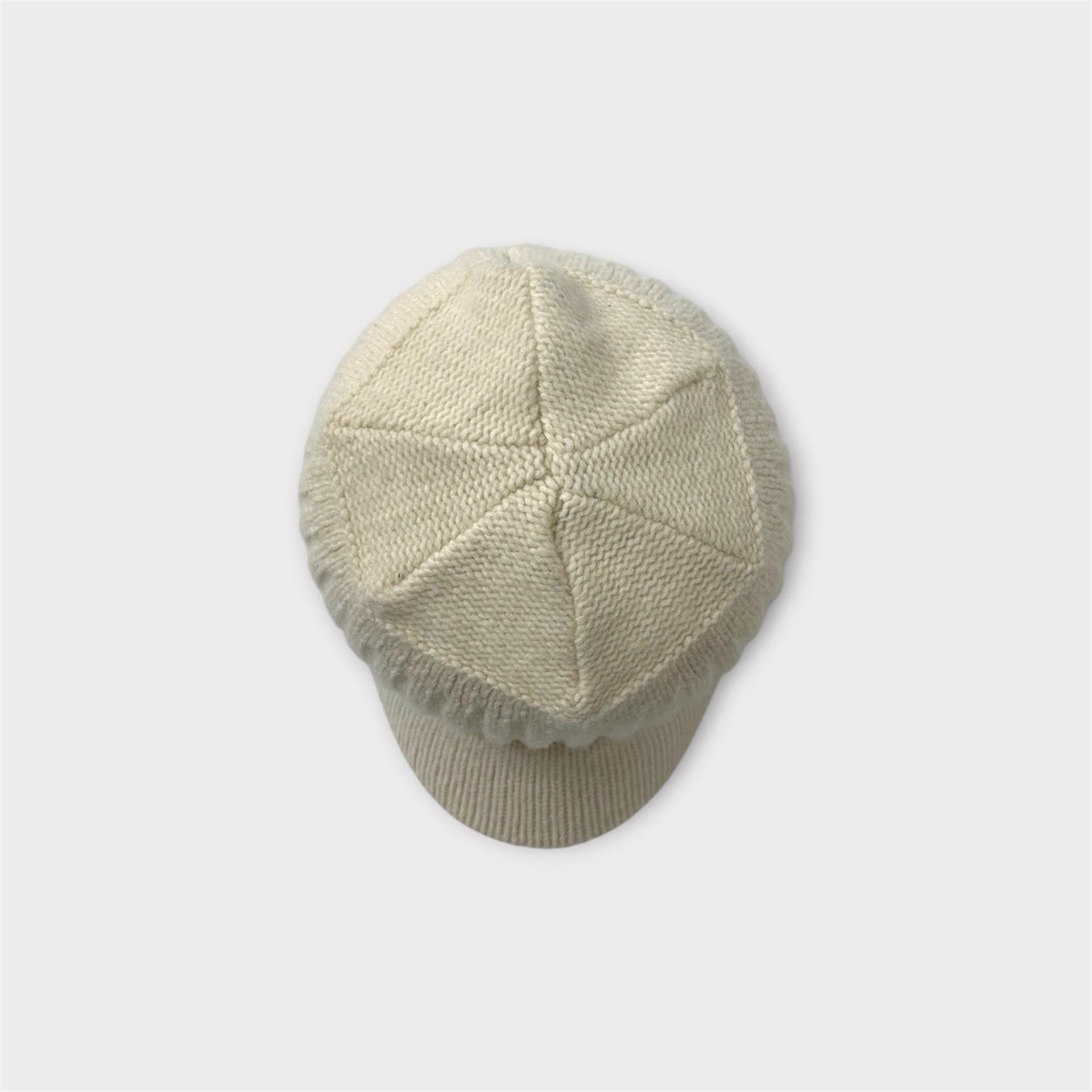 무지 숏챙 니트 볼캡 (1805) 7