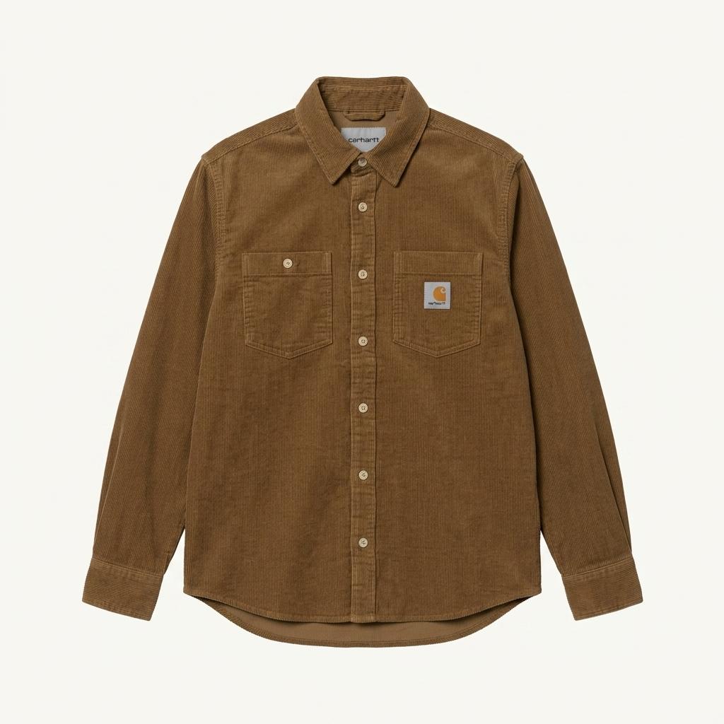 칼하트WIP L/S 토니 셔츠 해밀턴 브라운 U1456 1
