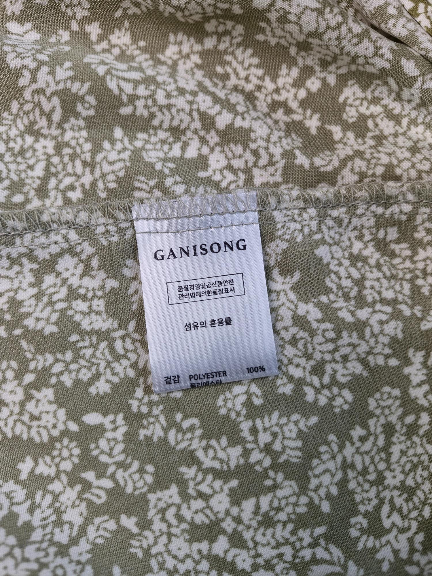 GANISONG 가니송 플라워 프릴 블라우스 [A125] 5