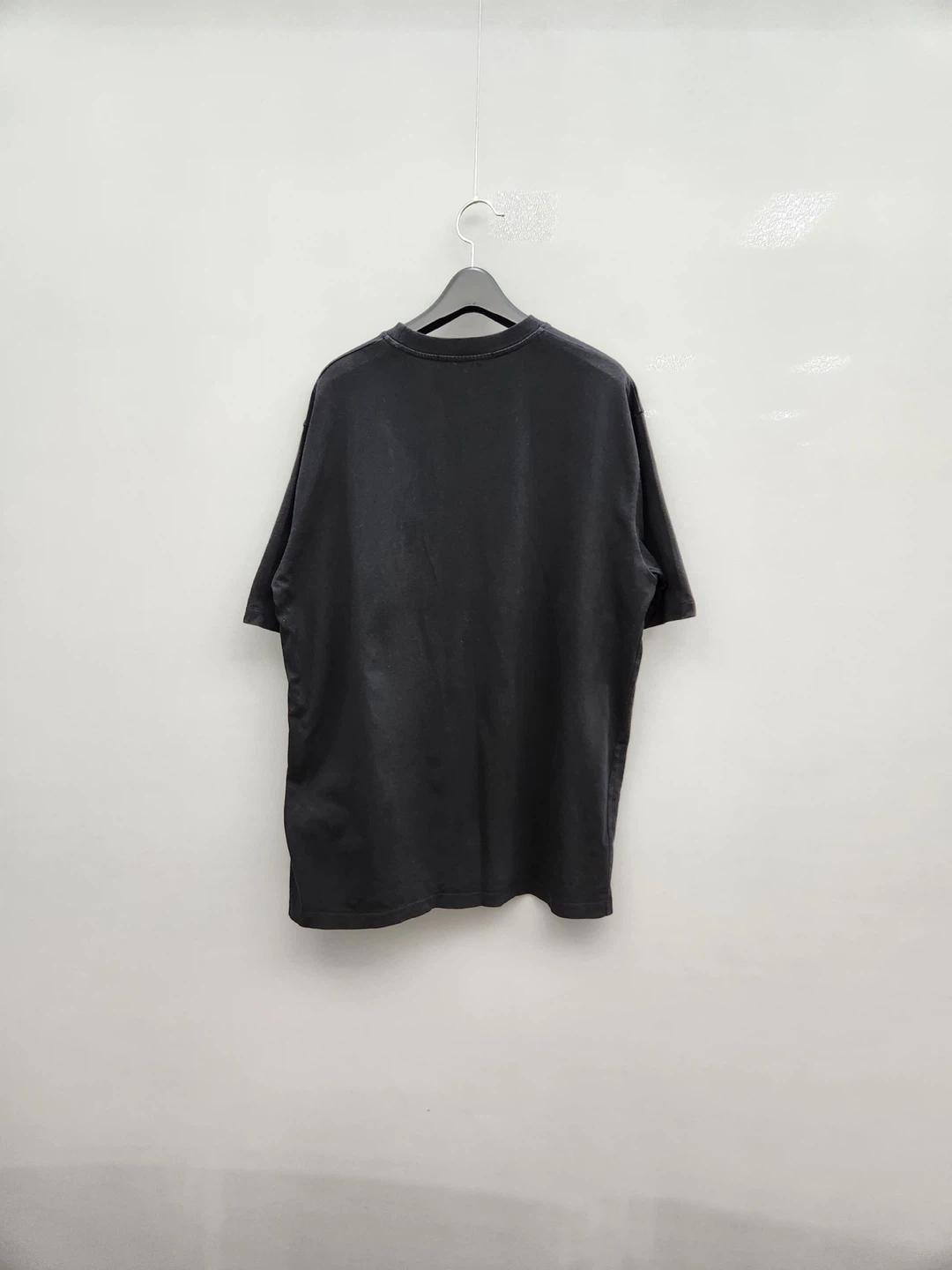 MSGM 밀라노 로고 브러시드 티셔츠 3