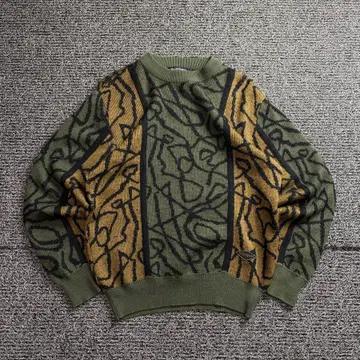 90s YSL 입생로랑 아카이브 패턴 니트 3275 3