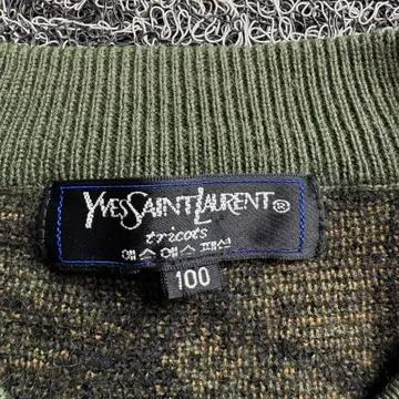 90s YSL 입생로랑 아카이브 패턴 니트 3275 4