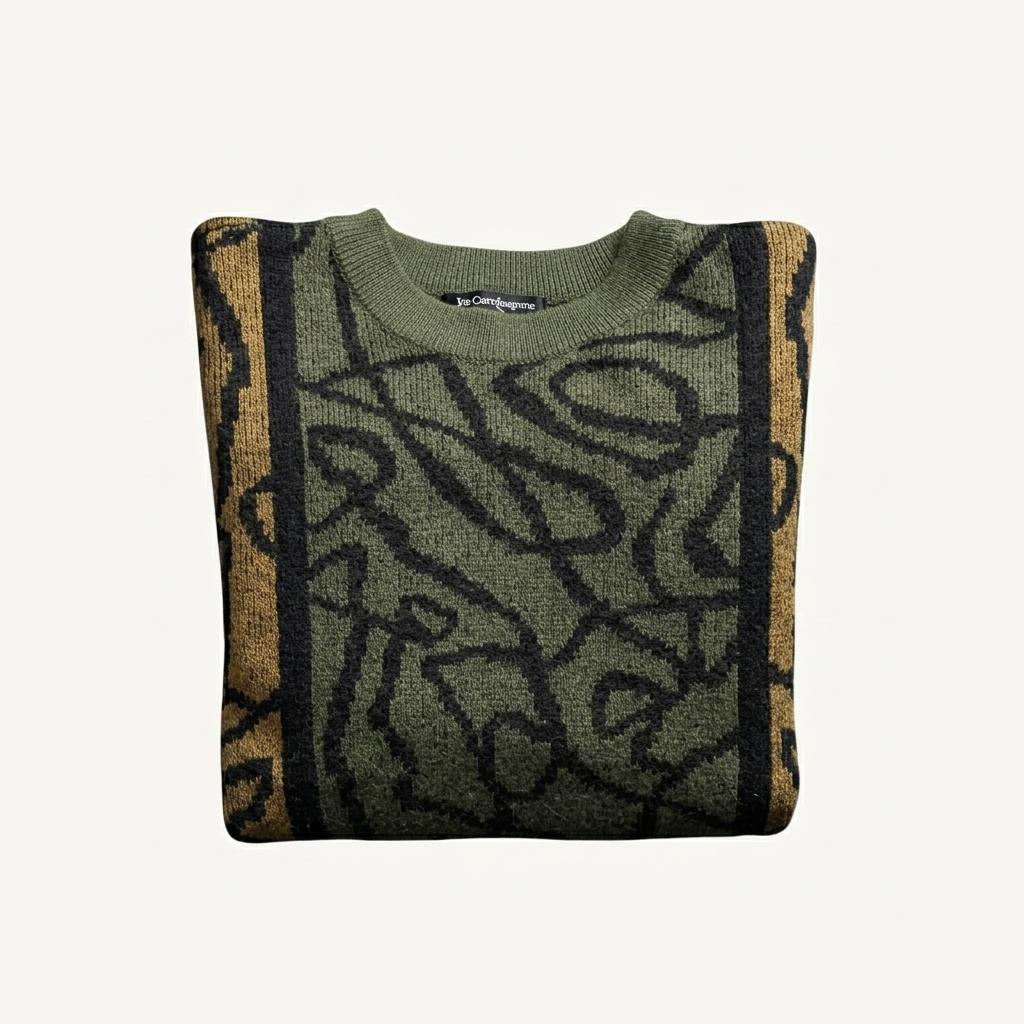 90s YSL 입생로랑 아카이브 패턴 니트 3275 1