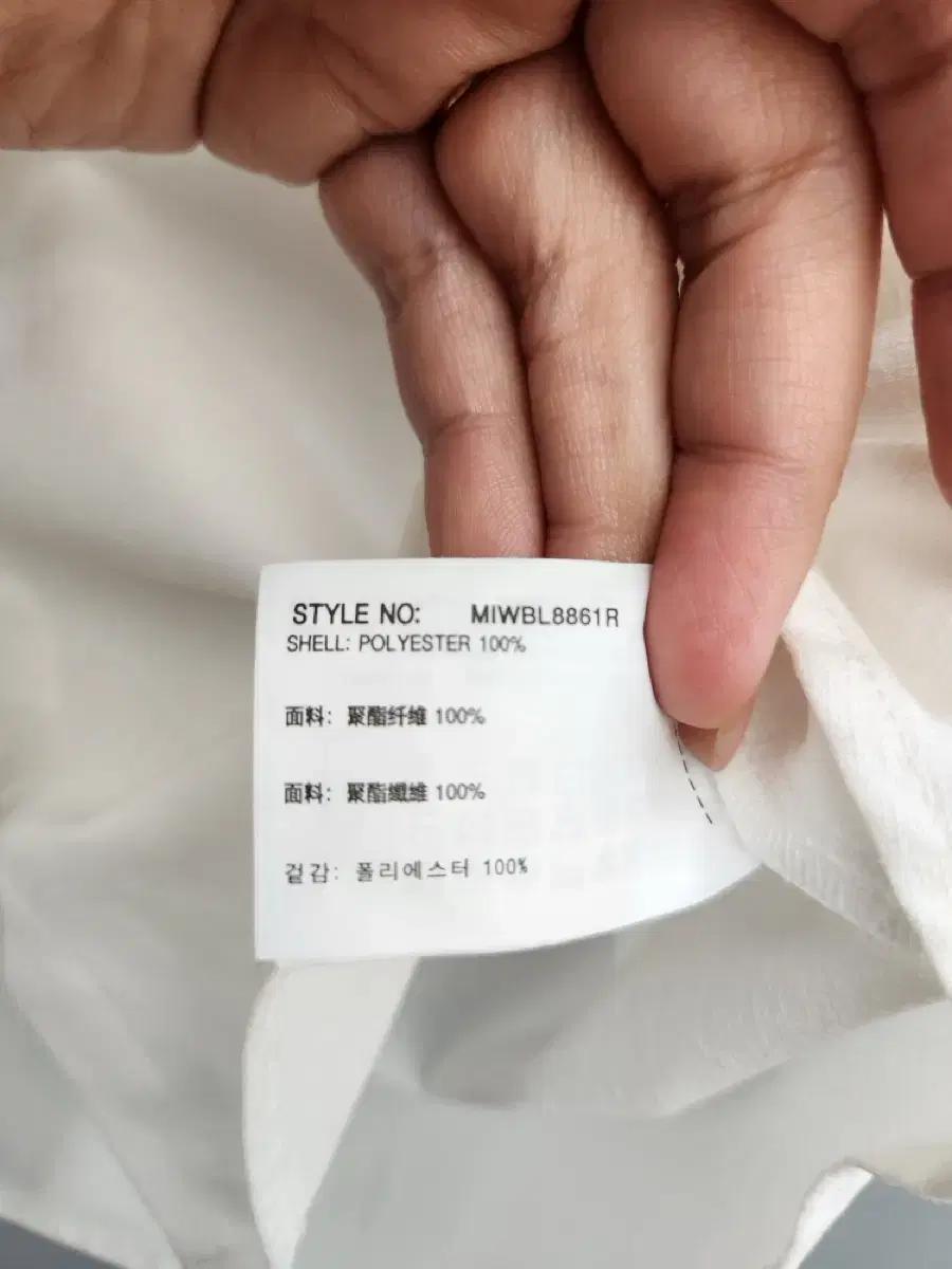 MIXXO 화이트 블라우스 퍼프 반팔 5