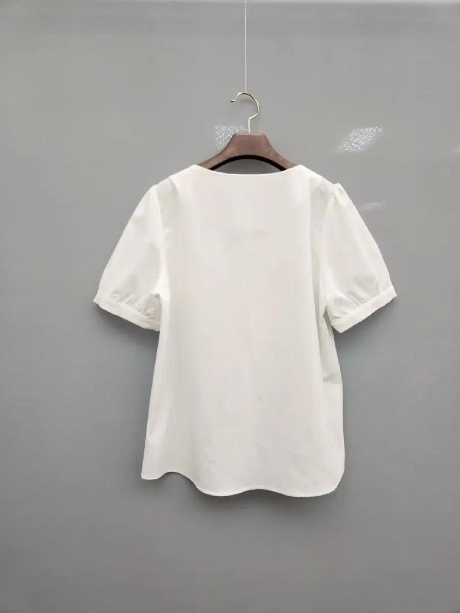 MIXXO 화이트 블라우스 퍼프 반팔 7