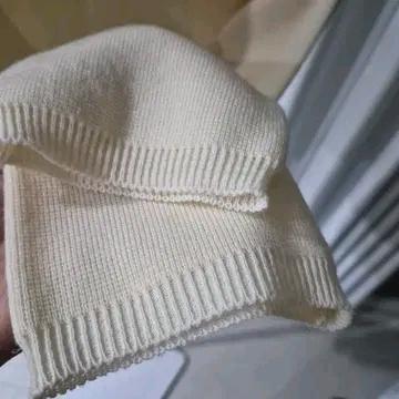 미착용 FOUND 세일러카라 니트 / 국내제작 크림색 4