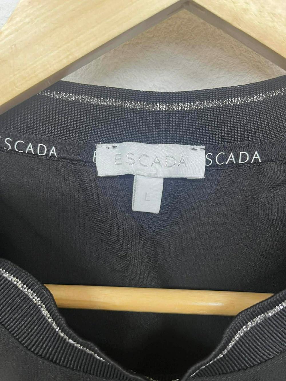 [L] Escada 에스까다 24년 신형 텍스처 우븐 반팔 티셔츠 6