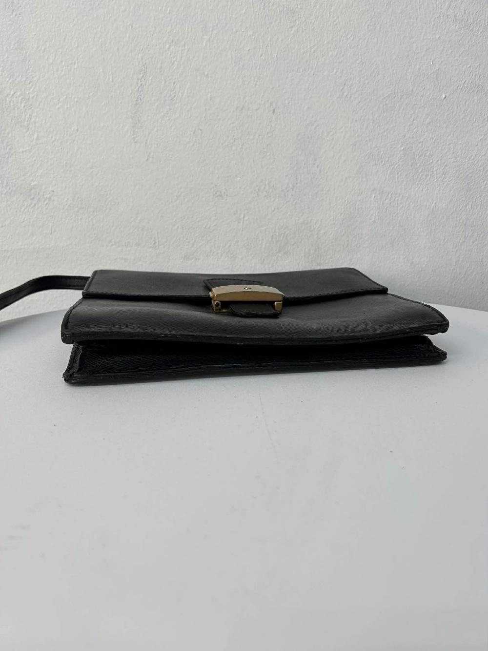 Celine Paris leather wristlet clutch bag 4