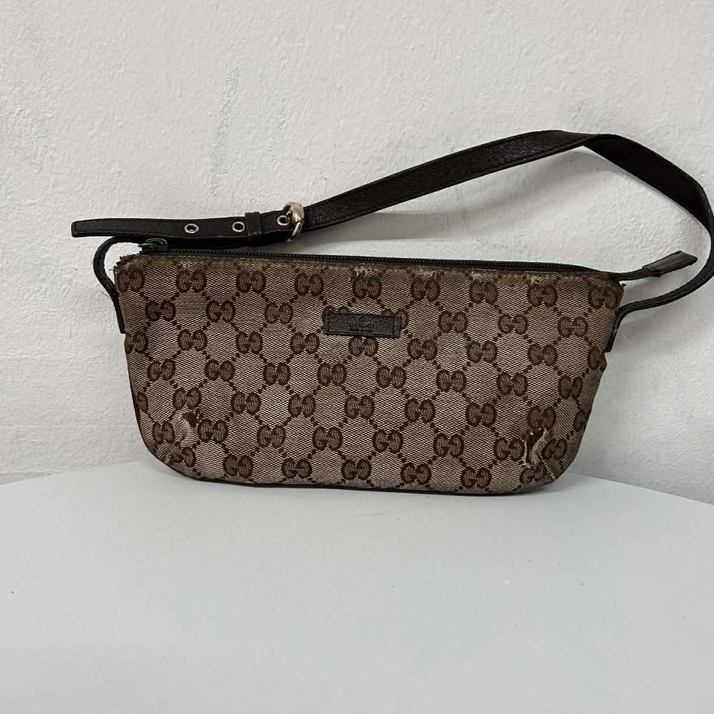 Gucci GG canvas mini pouch bag 2