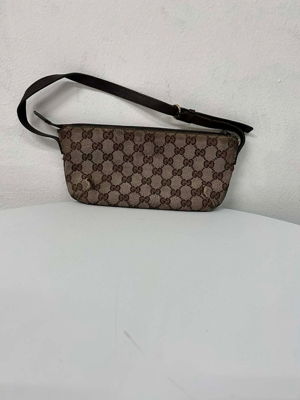 Gucci GG canvas mini pouch bag 6