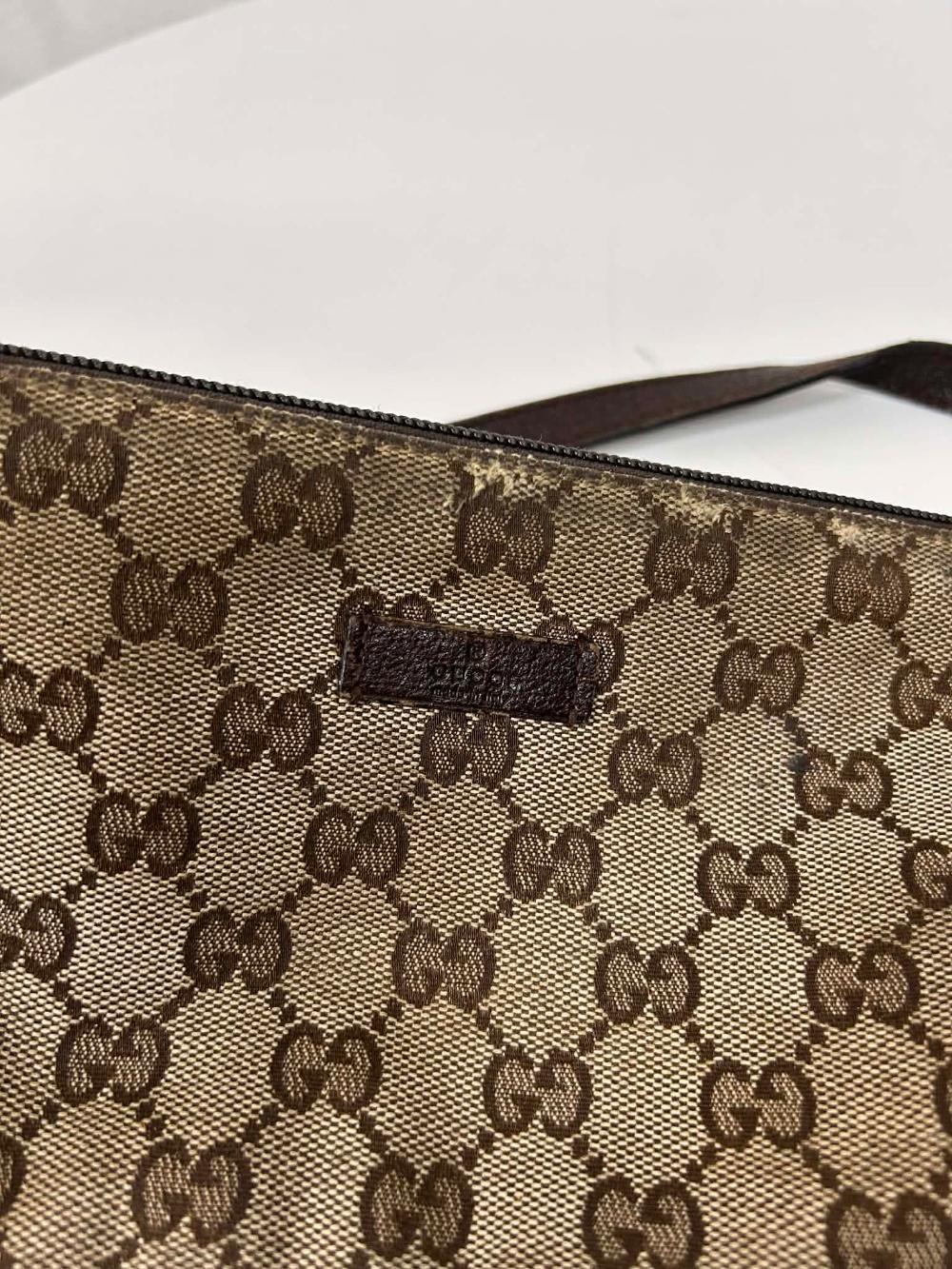 Gucci GG canvas mini pouch bag 10