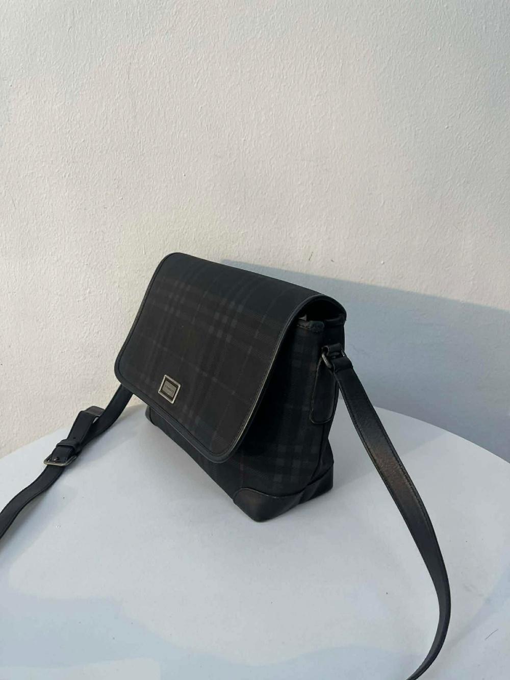 Burberry dark nova check shoulder bag 7